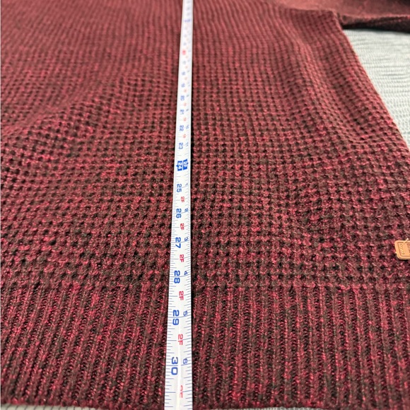 Buffalo David Britton Sweater Men's XL Red/Burgundy Crew Neck Minimalist Y2K - Picture 6 of 8